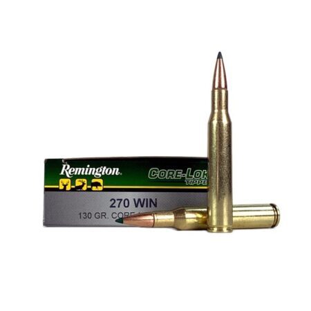 Remington Core-Lokt .270 Winchester 130 Gr. Core-Lokt Polymer Tip- Box of 20