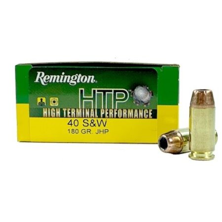 Remington High Terminal Performance .40 S&W 180 Gr. Jacketed Hollow Point- Box of 20