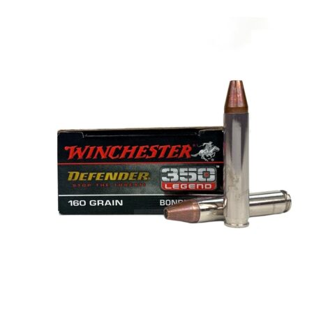Winchester Defender .350 Legend 160 Gr. Bonded Protected Point Hollow Point- Box of 20