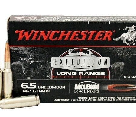 Winchester Expedition Big Game 6.5 Creedmoor 142 Gr. Nosler AccuBond Long Range- Box of 20