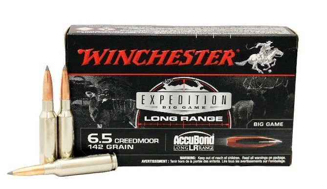 Winchester Expedition Big Game 6.5 Creedmoor 142 Gr. Nosler AccuBond Long Range- Box of 20