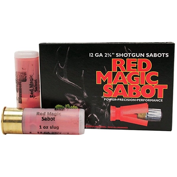 Brenneke Red Magic 12 Ga 2-3/4" 1 oz Sabot Slug- Box of 5