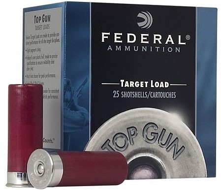 Federal Top Gun 12 Gauge 2-3/4" 1-1/8 oz #8 Shot- Box of 25