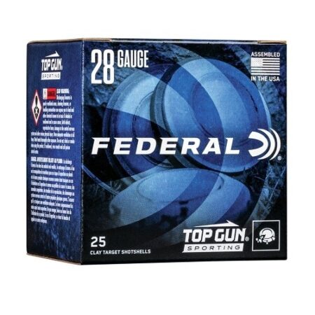 Federal Top Gun Sporting 28 Gauge 2-3/4" 3/4 oz #8 Shot- Box of 25