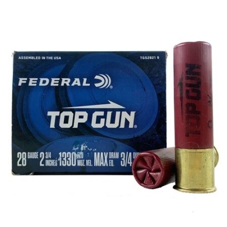 Federal Top Gun 28 Gauge 2-3/4" 3/4 oz #9 Shot- Box of 25