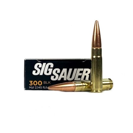 SIG SAUER Elite Performance .300 AAC Blackout 125 Gr. Full Metal Jacket- Box of 20