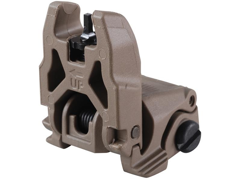 an image of the product MAGPUL MBUS Gen 2 Flip-Up Front Sight Handguard Height AR-15 Polymer- FDE - MAG247-FDE