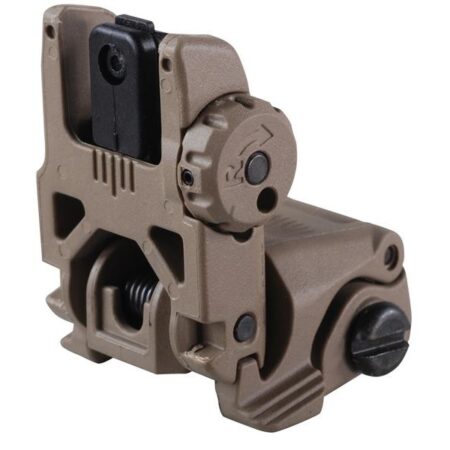 an image of the product MAGPUL MBUS Gen 2 Flip-Up Rear Sight AR-15 Polymer- FDE - MAG248-FDE