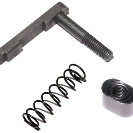 an image of the product AR15 Magazine Catch Assembly with Button and Spring- Steel Black - MAR119