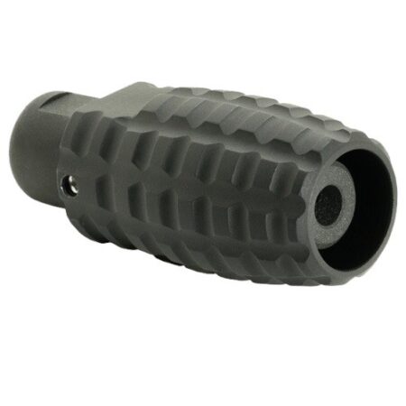 an image of the product Timber Creek .223 Muzzle Brake Combo with Blast Can- 1/2x28"- Anodized Black - 223-MBC-BL