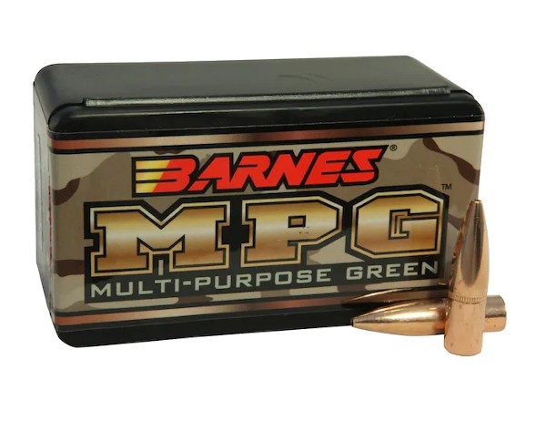 Barnes Bullets .22 Caliber (.224 Diameter) 55 Gr. MPG Frangible Hollow Point- Lead-Free- Box of 100