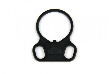 an image of the product AR15 Lower Receiver End Plate Ambidextrous Dual Loop- Steel Black - MAR037