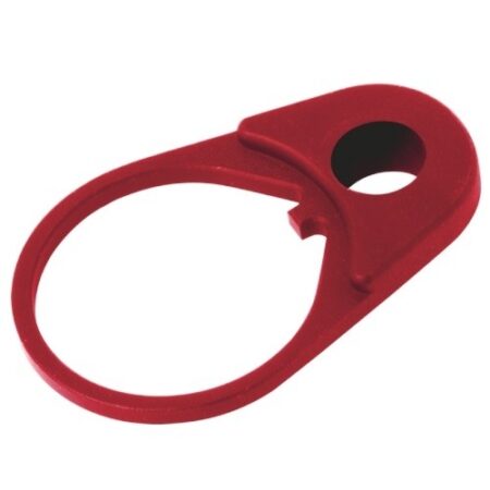 an image of the product Timber Creek AR-15 Quick Disconnect End Plate- Anodized Red - QD-EP-R