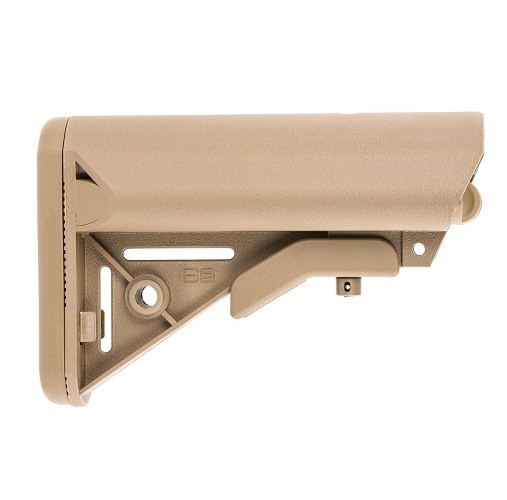 an image of the product B5 Systems AR-15 Mil-Spec Enhanced SOPMOD Buttstock- FDE - SOP-1075