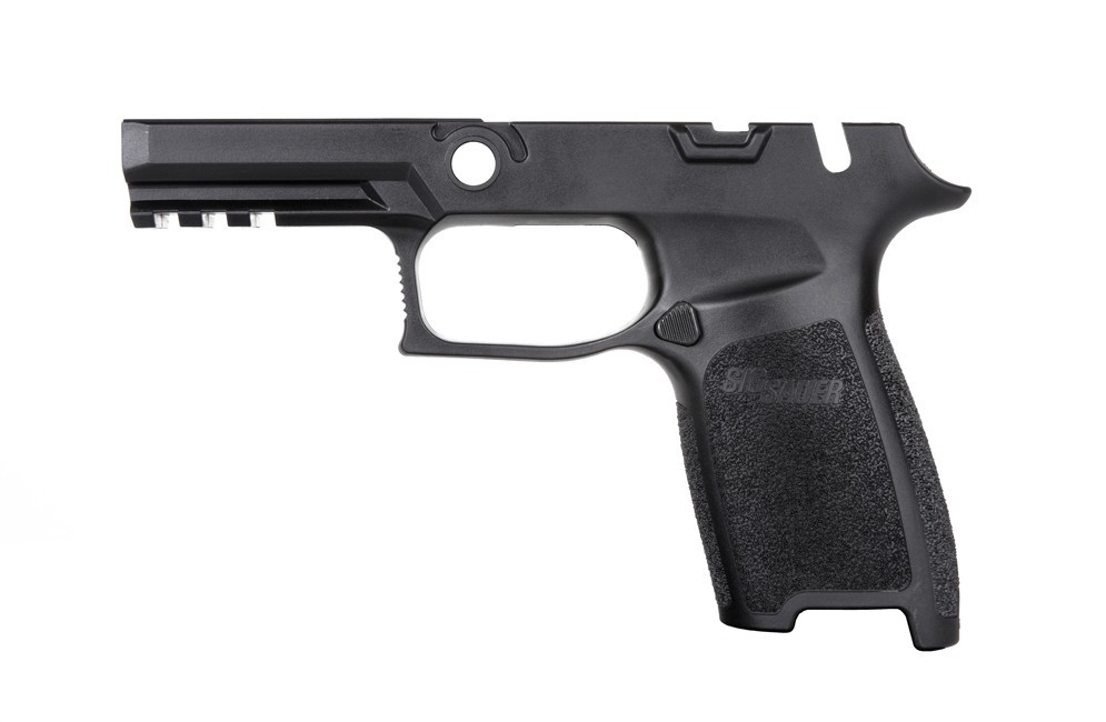 an image of the product SIG SAUER P250/P320 Grip Module Assembly, Carry, Medium, Manual Safety, 9mm, .357 Sig, .40 S&W- BLK- 8900029