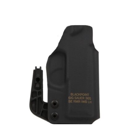 Black Point Tactical Sig Sauer P365 Appendix Carry IWB Optic Ready Holster- Left Hand- Black