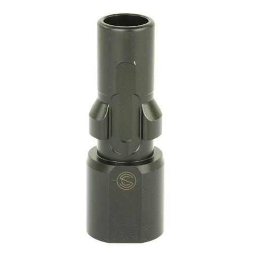 SilencerCo 9mm Luger 3 Lug Muzzle Adaptor 5/8x24" - Black