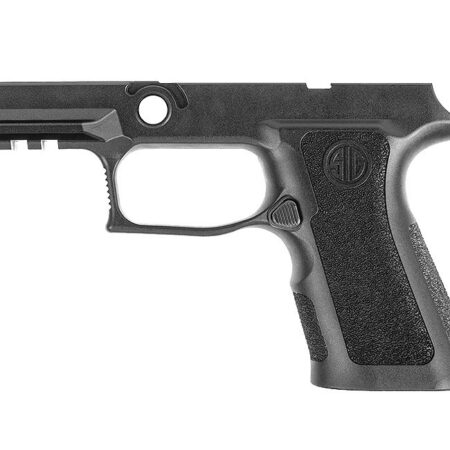 an image of the product SIG SAUER P320 X- Series Grip Module Assembly, Compact, Medium, 9mm, .40 S&W, .357 Sig- Black- GRIP-MODX-C-943-M-BLK