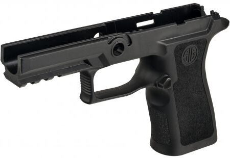 an image of the product SIG SAUER P320 X- Series Grip Module Assembly, Carry, Medium, 9mm, .40 S&W, .357 Sig- BLK- GRIP-MODX-CA-943-M-BLK