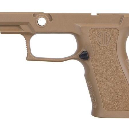 an image of the product SIG SAUER P320 X- Series Grip Module Assembly, Carry, Medium, 9mm, .40 S&W, .357 Sig- Coyote- GRIP-MODX-CA-943-M-COY