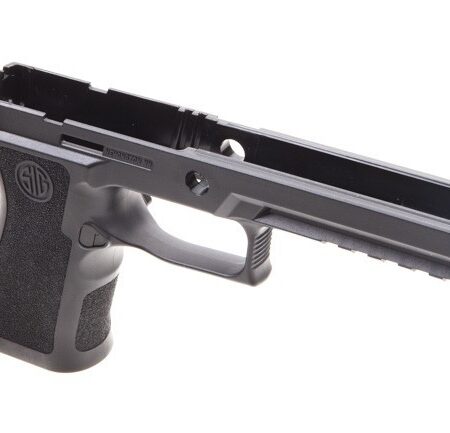 an image of the product SIG SAUER P320 X- Series Grip Module Assembly, Full size, Large, 9mm, .40S&W, .357 Sig- Black- GRIP-MODX-F-943-LG-BLK