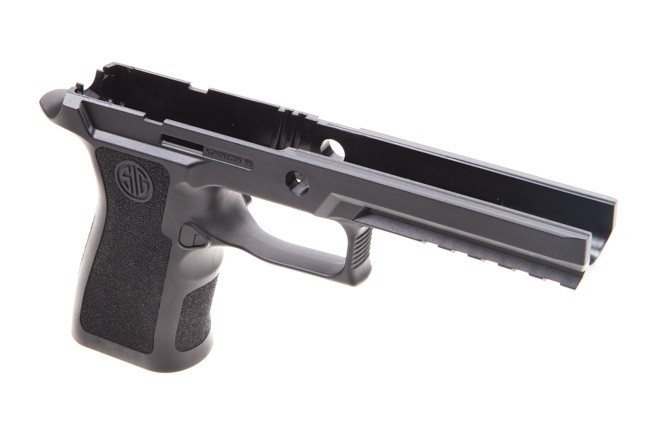 an image of the product SIG SAUER P320 X- Series Grip Module Assembly, Full size, Large, 9mm, .40S&W, .357 Sig- Black- GRIP-MODX-F-943-LG-BLK