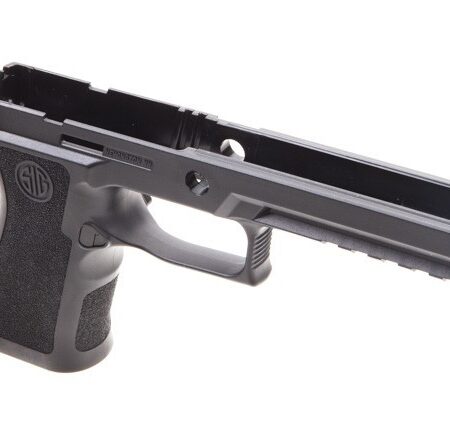 an image of the product SIG SAUER P320 X- Series Grip Module Assembly, Full Size, Medium, 9mm, .40S&W, .357 Sig- BLK- GRIP-MODX-F-943-M-BLK