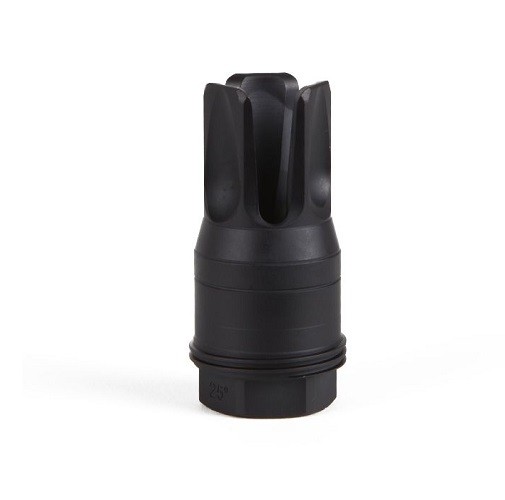 SIG SAUER Clutch-Lok QD Flash Hider 5.56 NATO 1/2x28" 25 Deg Tapered Shoulder- Steel Matte Black