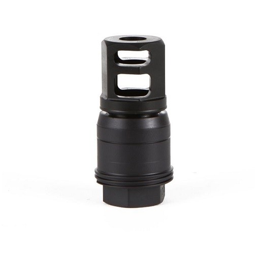 SIG SAUER Clutch-Lok QD Muzzle Brake 5.56 NATO 1/2x28" 90 Degree Shoulder- Steel Matte Black