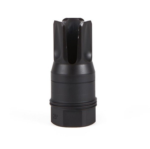 SIG SAUER Clutch-Lok QD Muzzle Brake 7.62 NATO 5/8x24" 25 Deg Tapered Shoulder- Steel Matte Black