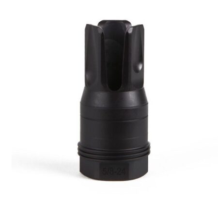 SIG SAUER Clutch-Lok QD Flash Hider 7.62 NATO 5/8x24" 90 Degree Shoulder- Steel Matte Black