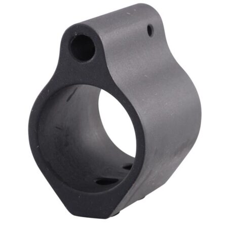 an image of the product Yankee Hill Machine Gas Block Low Profile Set Screw AR-15, LR-308 Standard Barrel 0.750" Inside Diameter- Steel Matte- YHM9383