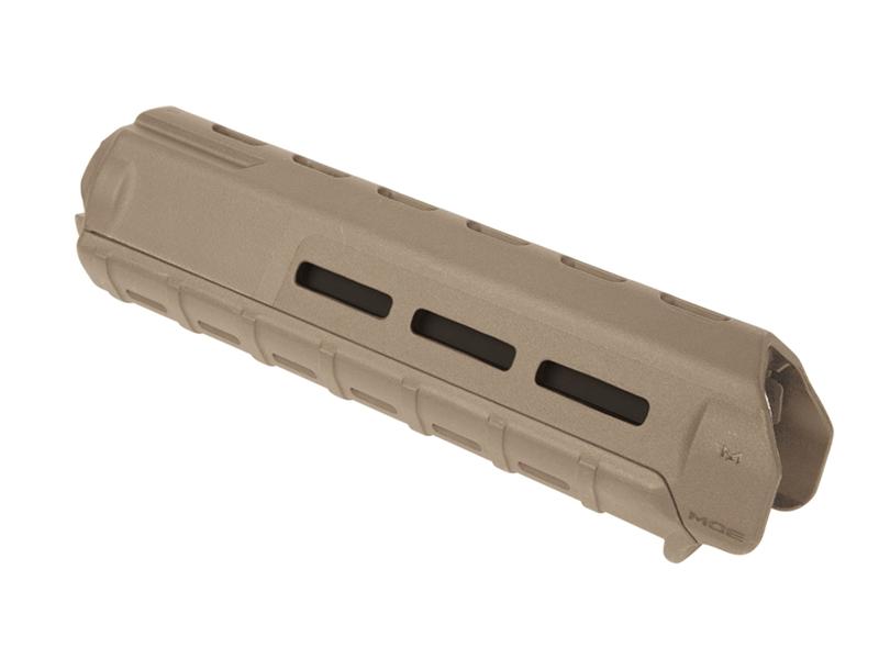 an image of the product MAGPUL MOE M-LOK AR-15 Handguard- Mid-length- FDE- MAG426-FDE