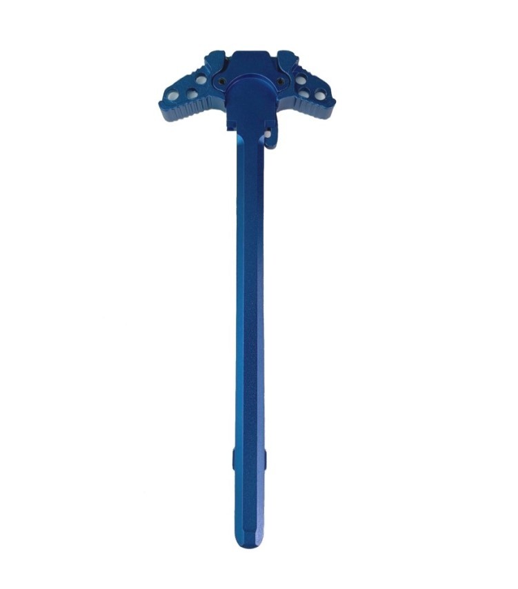 an image of the product AR-15 Gen 2 Ambidextrous Raptor Charging Handle Assembly- Blue- MSAR-CHG2-B