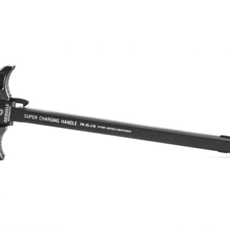 an image of the product Geissele Automatics AR-10 7.62 Ambidextrous Super Charging Handle- Aluminum Black- 05-476B