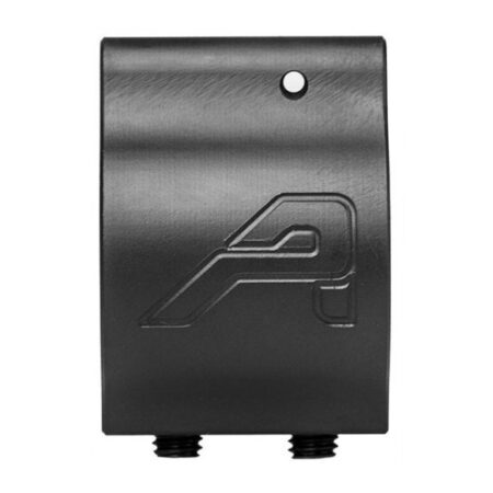 an image of the product Aero Precision AR Low Profile Gas Block .875" Diameter W/ Aero Logo- Phosphate- APRH100366C