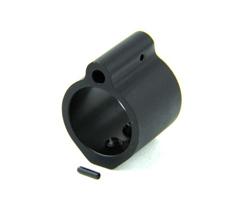 an image of the product AR15 Low Profile Gas Block .936" Diameter- Aluminum Black- MAR001-BB