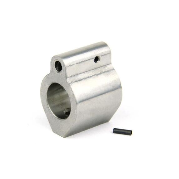 an image of the product AR15 Mirco Low Profile Gas Block .625" Diameter- Stainless Steel- MAR001-SS625