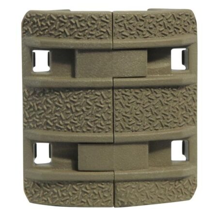 MagPul XTM Enhanced Modular Full Profile Picatinny Rail Cover Polymer- Package of 4- FDE