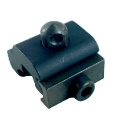 an image of the product AR15 Harris Bipod Picatinny Adapter- Short- Aluminum Black- MAR066-S