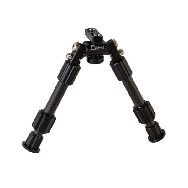 an image of the product Caldwell Accumax Premium 6-9" Bipod for M-LOK/ KeyMod- Carbon Fiber Black- 1081953