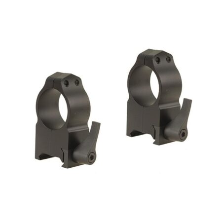 Warne 1" Maxima Quick-Detachable Weaver-Style Scope Rings- Extra High Height .650"- Matte