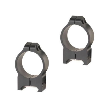 Warne 30mm Maxima Permanent-Attachable Weaver-Style Scope Rings- Medium Height .375"- Matte