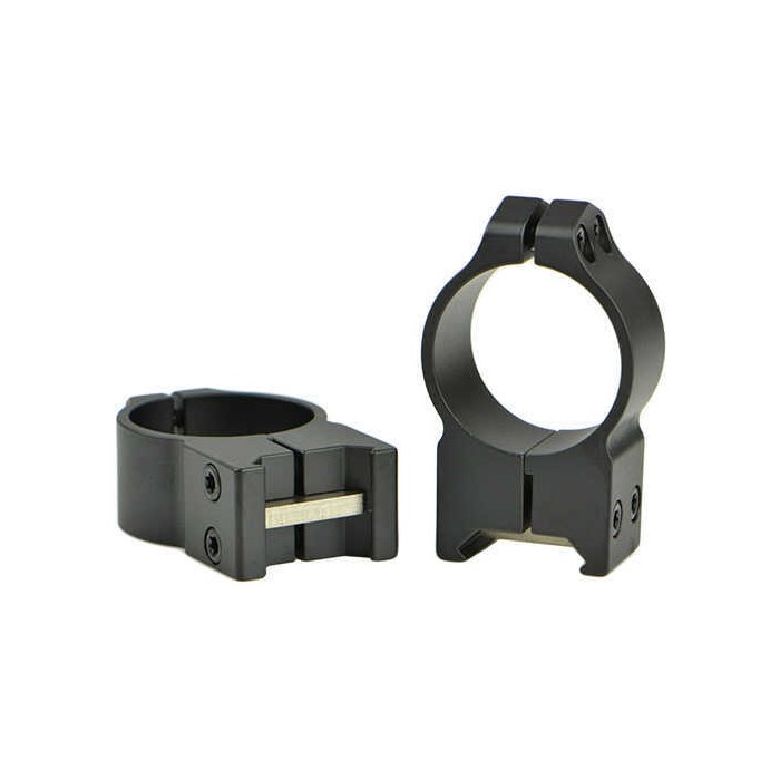 Warne 30mm Maxima Permanent-Attachable Weaver-Style Scope Rings- High Height .525"- Matte