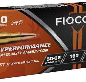 Fiocchi Hyperformance .30-06 Springfield 180 Gr. Hornady SST Polymer Tip Boat Tail- Box of 20