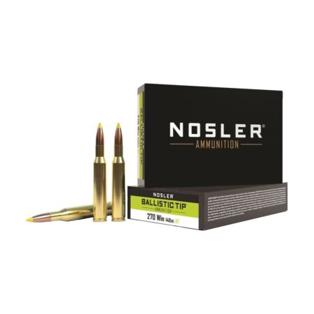 Nosler Ballistic Tip .270 Winchester 140 Gr. Polymer Tip- Box of 20