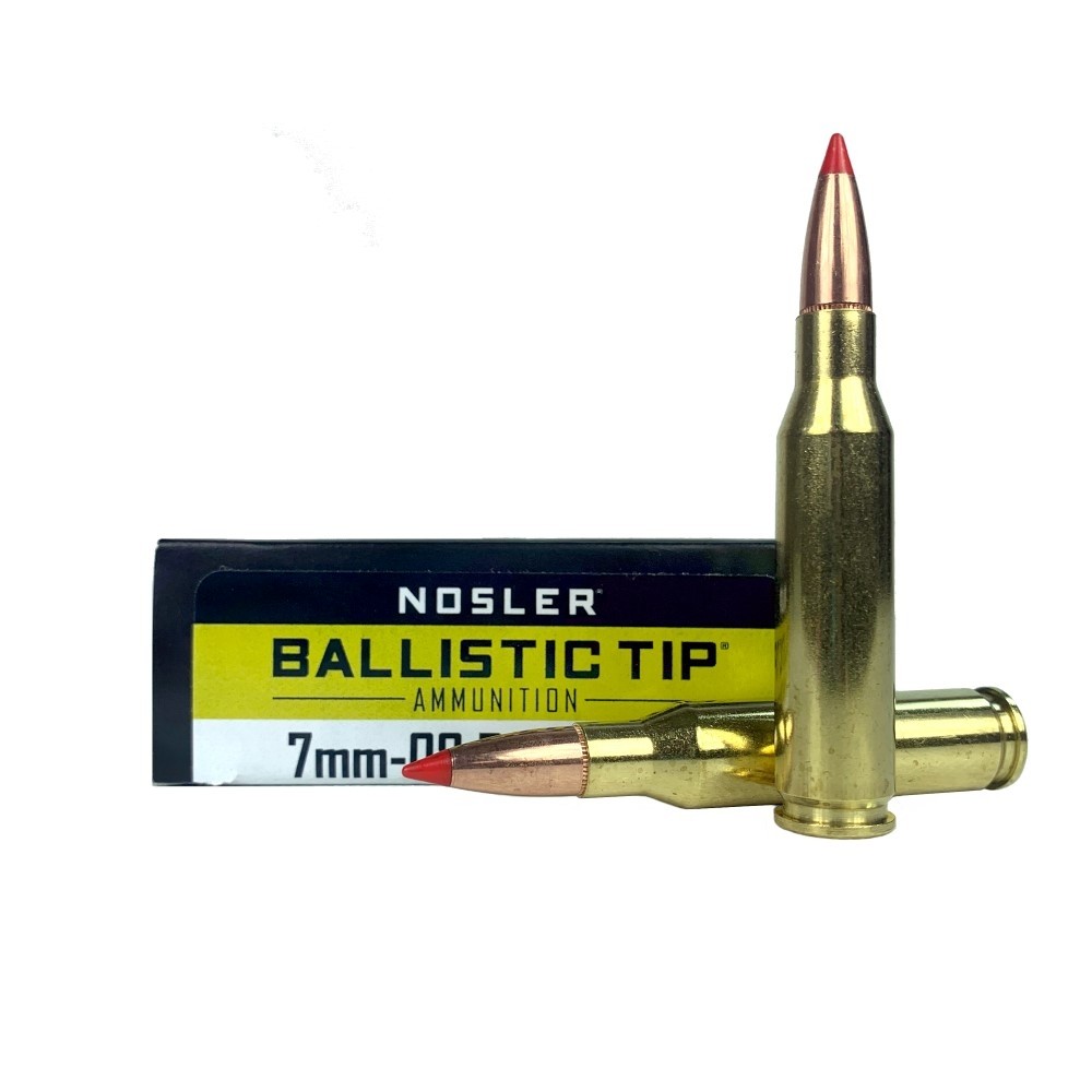 Nosler Ballistic Tip 7mm-08 Remington 120 Gr. Polymer Tip- Box of 20