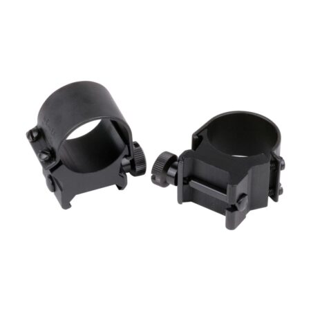 Weaver 1" Top-Mount Weaver-Style Quick Detach Rings Low Height- Matte Finish