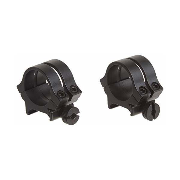 Weaver 1" Quad-Lock 4X4 Weaver-Style Rings Medium Height- Matte Finish