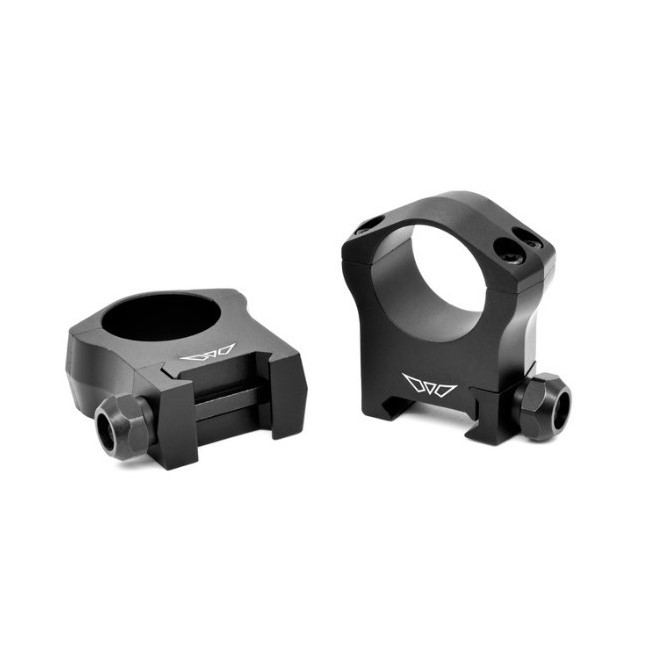 Warne 1" Mountain Tech Lightweight Scope Rings- High Height- Matte